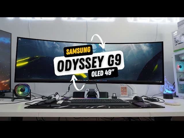 Samsung 49-inch Odyssey OLED G9 Unboxing & Review : G95SC