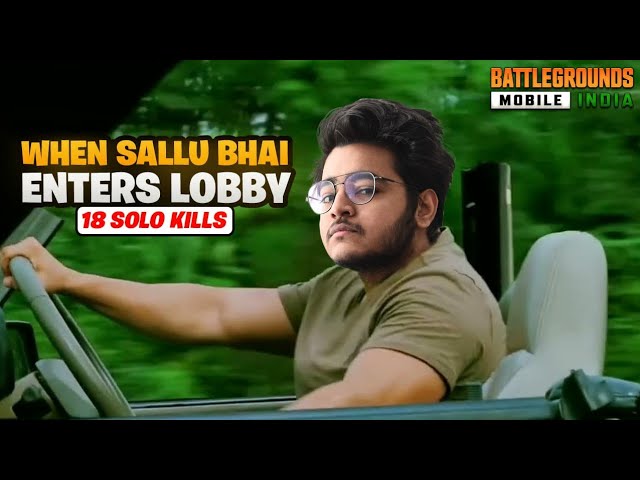 WHEN SALLU BHAI ENTERS THE LOBBY | 18 Solo Kills ft. Professional Sniper