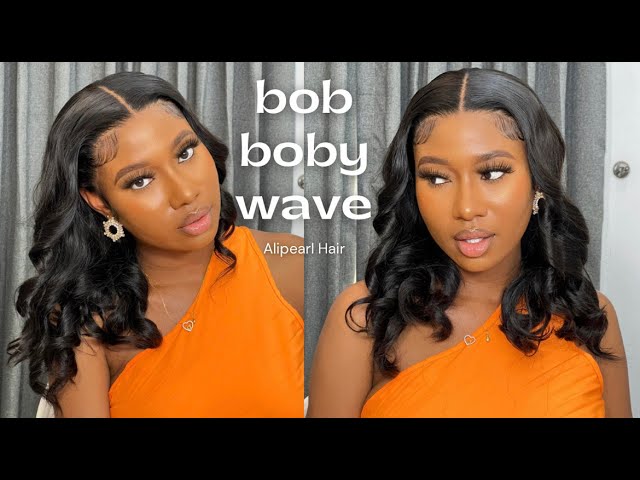 BOB BOBY WAVE 13X4 HD LACE FRONTAL WIG INSTALL  | ALIPEARL HAIR