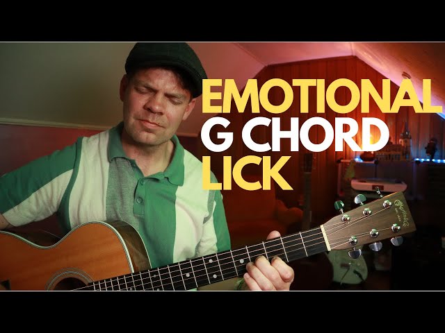 Use THIS Emotional Lick when you play a G Chord