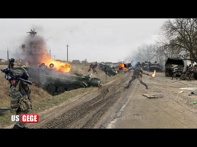 Crazy Moment! How Ukrainian Troops Destroy 17 Russian Tanks and 50 Armored Vehicles in a Day