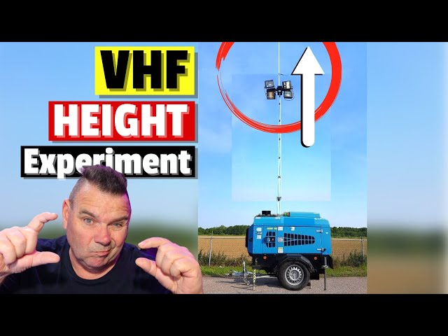 What happens when you Raise your VHF Antenna up?