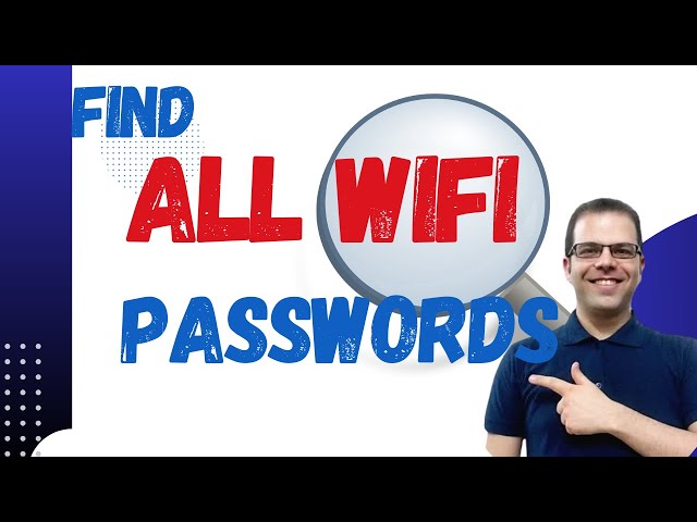 How to Find All WiFi Passwords using a command on Windows PC (Free)