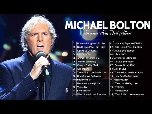 Michael Bolton Greatest Hits Full Album Playlist 2020 || The Best Of Michael Bolton Nonstop Songs
