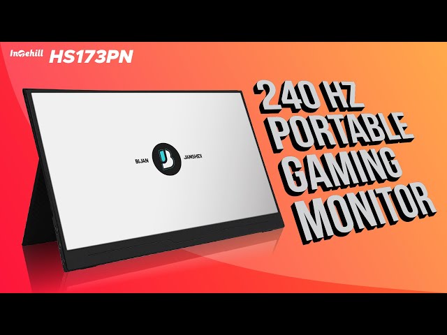 Portable 240Hz Gaming Monitor - Intehill HS173PN