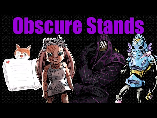 JoJo - What Is The Most Obscure Stand?