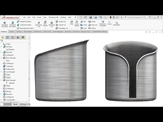 Surface Modeling - Solidworks Tutorial