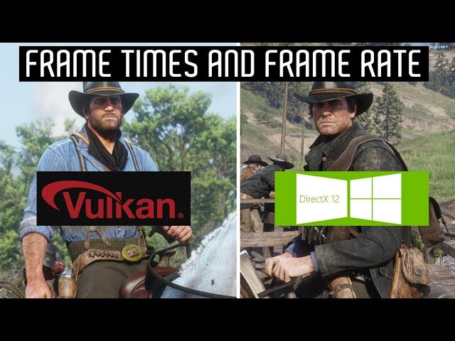 Vulkan vs DX12 Red Dead Redemption 2 PC Performance Analysis with 2070 Super & RX 5700 XT