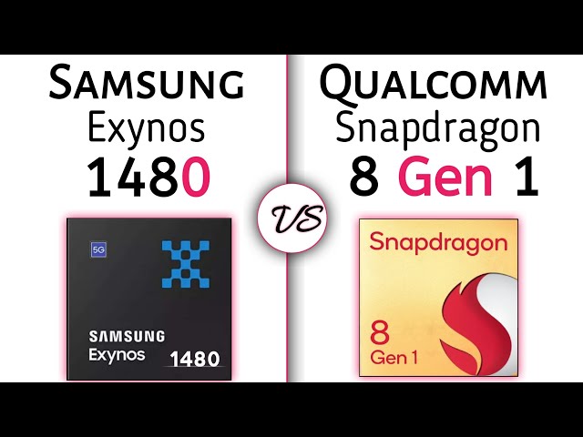 Exynos 1480 vs Snapdragon 8 Gen 1 | (1480 vs 8gen1) ?