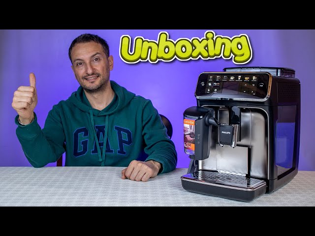 Unboxing - PHILIPS 5400 Fully Automatic Espresso Machine with LatteGo ASMR