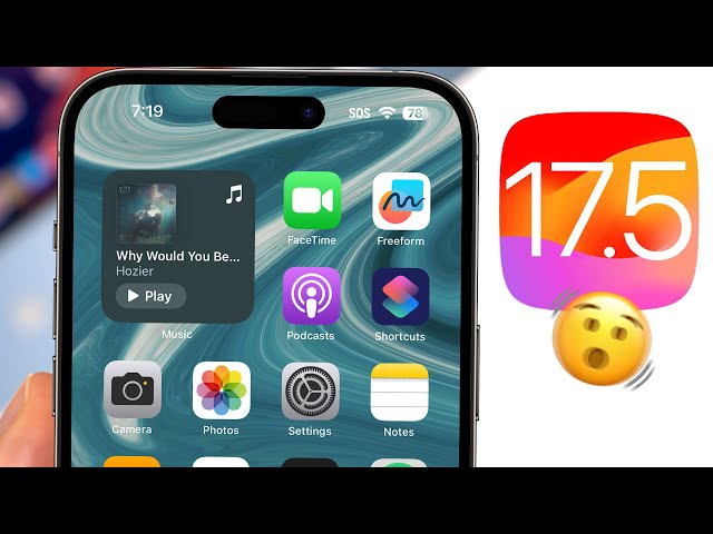 iOS 17.5 - Surprise!