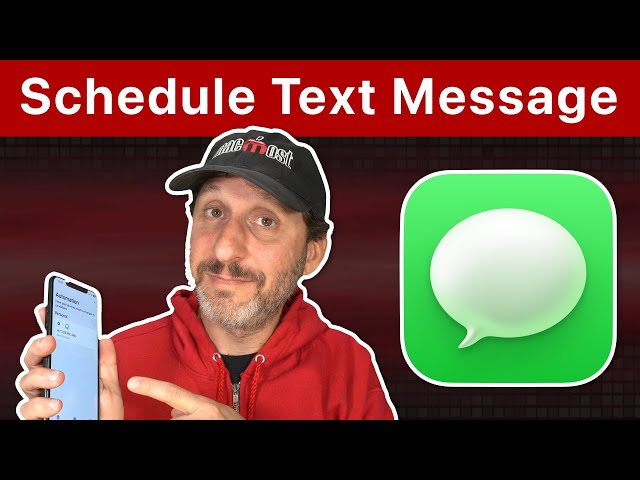 How To Schedule a Text Message On an iPhone