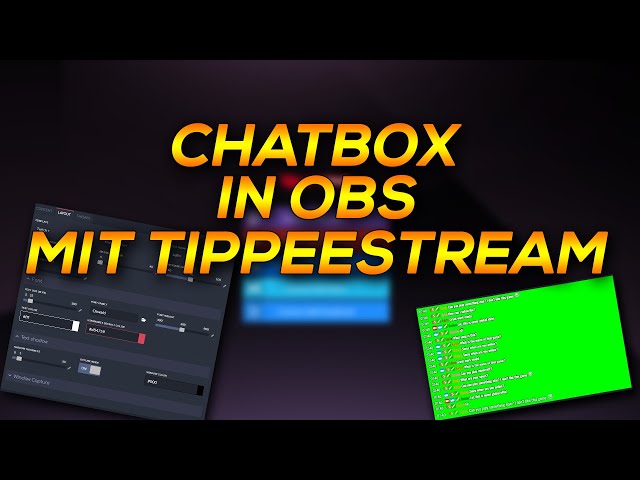 Chat Box in OBS einbinden mit Tippeeestream | Ausführlich erklärt