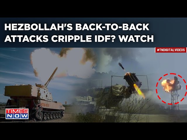 Hezbollah Launches 'Monster' Missiles At Israeli Army Gathering| Non-stop Attacks To Cripple IDF?
