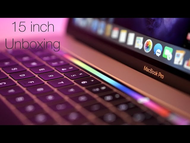 MacBook Pro 15" (TouchBar) Unboxing & First Look