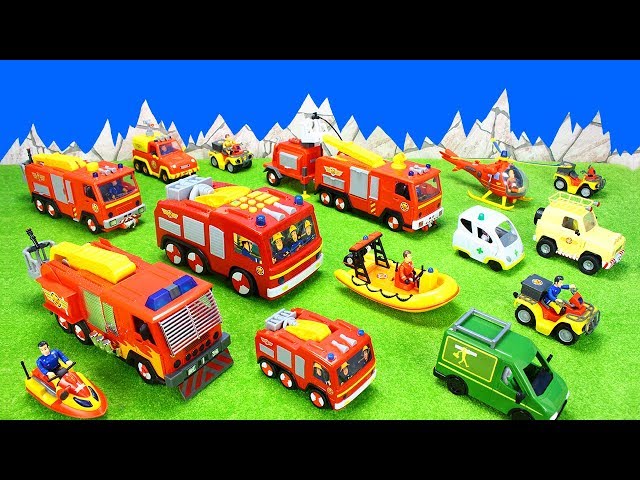 Feuerwehrmann Sam Filmheld Feuerwehrautos: Super Tech Jupiter 2 in 1 Spielzeug Unboxing für Kinder