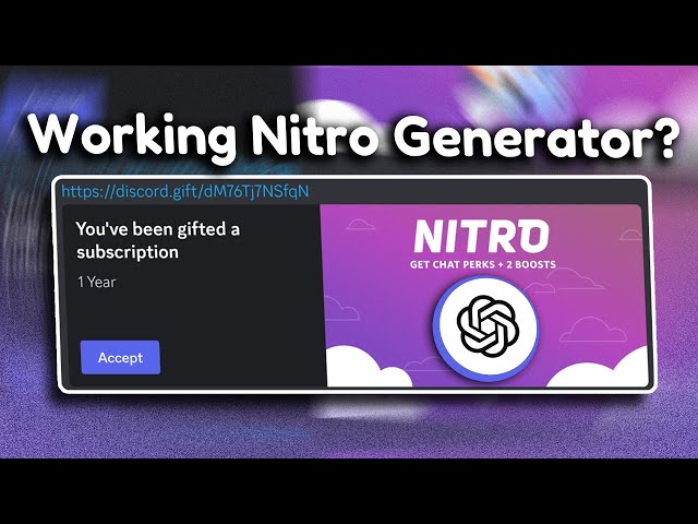 Trying and Exposing Discord Nitro Generators (ft. ChatGPT)