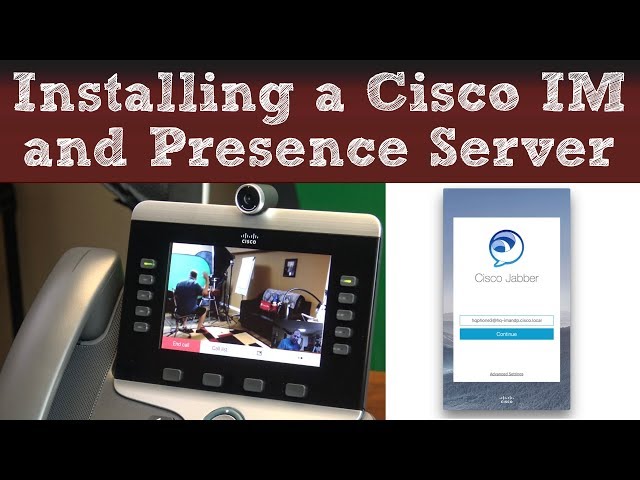 Installing a Cisco IM and Presence Server
