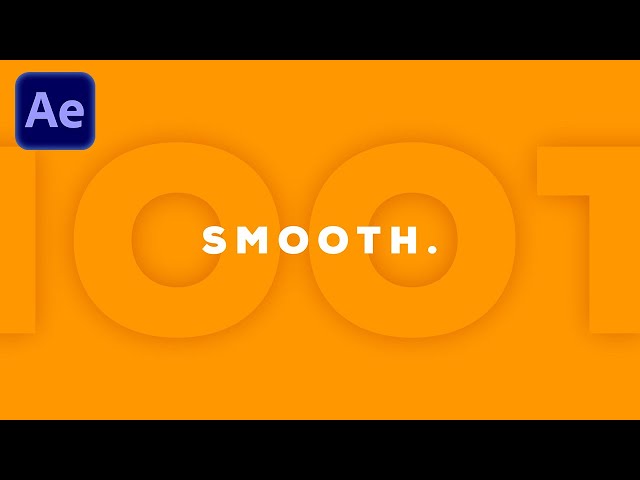 Smooth Text Animation in After Effects | After Effects Tutorial Deutsch #12