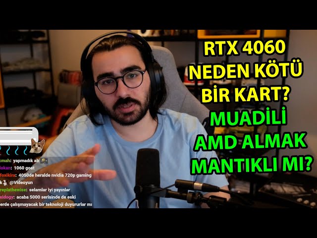 RTX 4060'ın Neden Kötü Bir Ekran Kartı Olduğunu Anlatıyor ve Muadili AMD Almak Mantıklı Mı?|Videoyun
