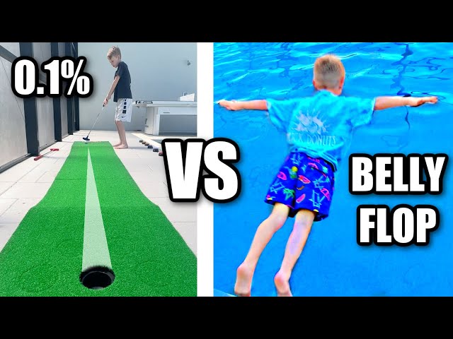 0.1% Trick Shot, or Fall in the Pool!