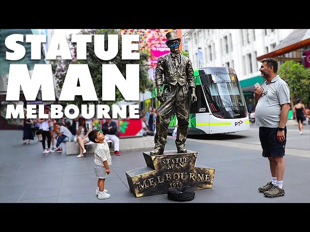 Statue Man - Melbourne Street Performer