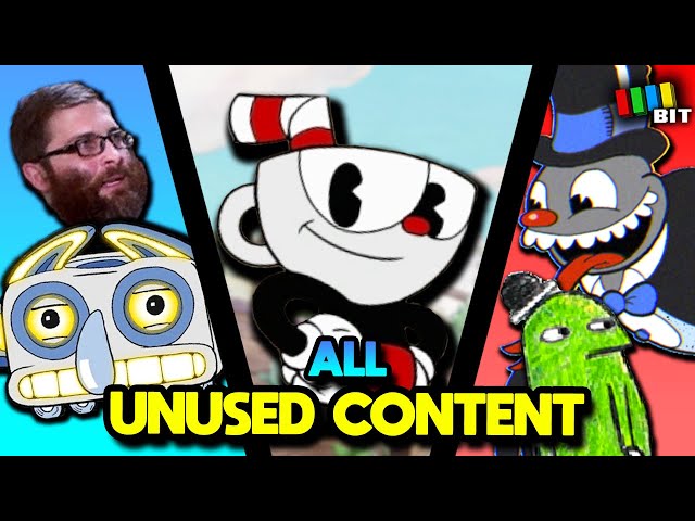 ALL Cuphead Unused Content | LOST BITS [TetraBitGaming]