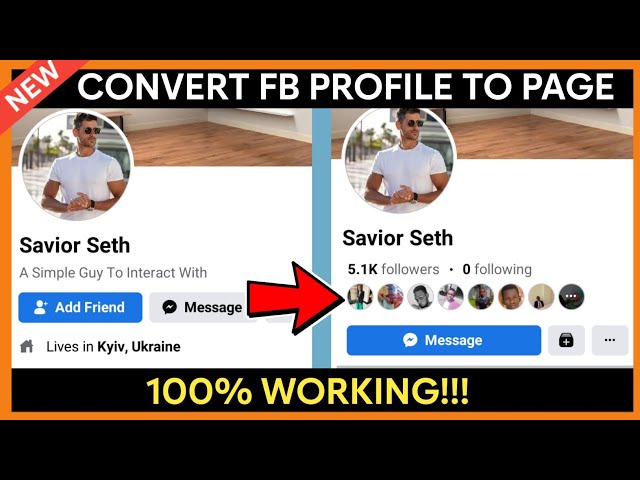 NEW! How to Convert a Facebook Profile to Page 2024 | Facebook Account to Page 2024