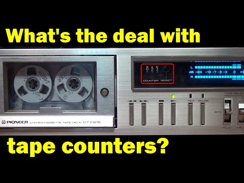 What's the deal with cassette tape counters?