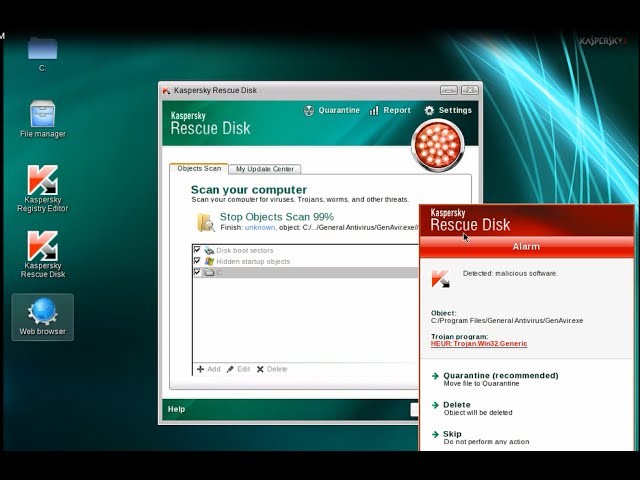 How Remove Malware with Kaspersky Rescue Disk 10 Part 1