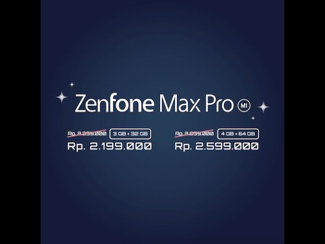 ZenFone Max Pro M1 - Drop price