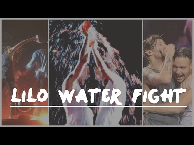 Liam & Louis ||  Lilo Water fight Compilation OTRAT