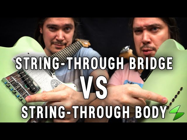 String-Through Bridge VS String-Through Body. Harley Benton Tele Makeover Continues