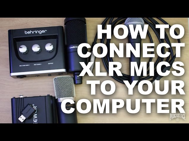 How To Connect an XLR Mic to Computer for Beginners