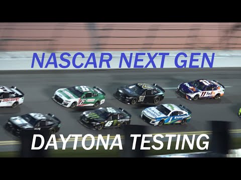 2022 NASCAR Next Gen Daytona Testing