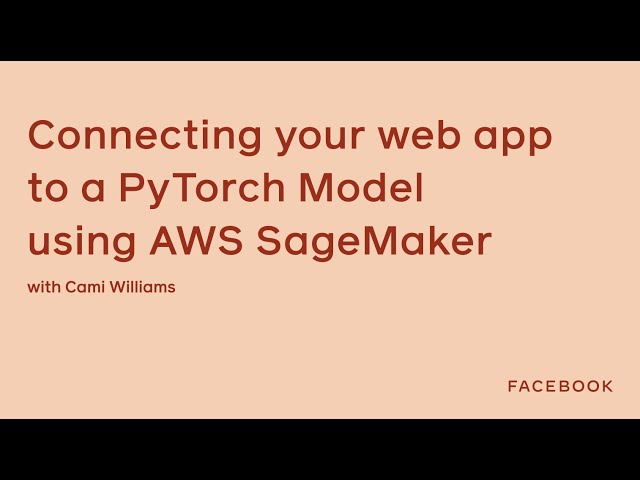 [Livestream] Connecting your web app to a PyTorch Model using AWS SageMaker: Build web client P.1