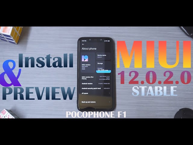 Poco F1 Official | Install MIUI 12 Stable Without TWRP | Easiest & Safest Method  | No Data Loss