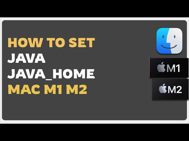 HOW TO SWITCH JAVA VERSION and SET JAVA_HOME PATH ON MAC OS M1 M2