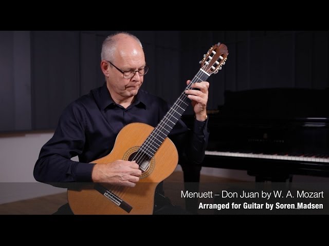 Menuett - Don Juan (W. A. Mozart) - Danish Guitar Performance - Soren Madsen