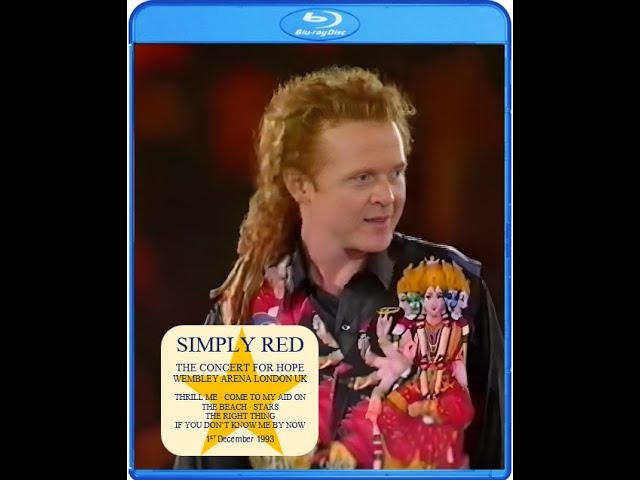 SIMPLY RED · CONCERT FOR A HOPE · WEMBLEY ARENA · LONDON · UK (1ST DECEMBER 1993)