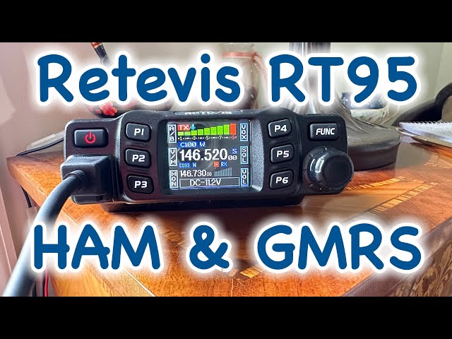 Retevis RT95 HAM and GMRS Mobile Radio in 4k UHD