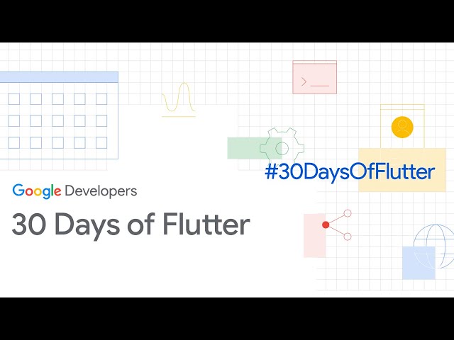 30 Days of Flutter - Kick Off - #30DaysOfFlutter