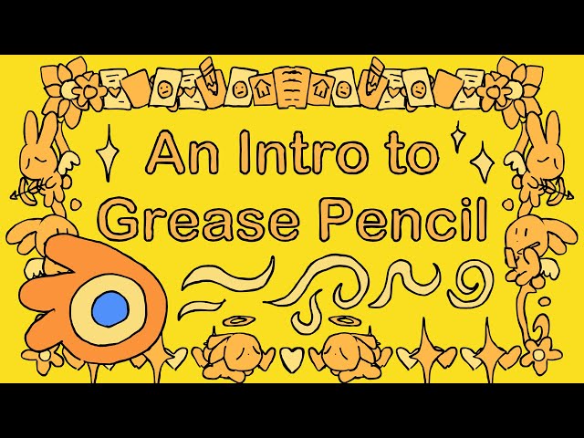 Blender Tutorial: An Intro To Grease Pencil (and some super secret tips!)