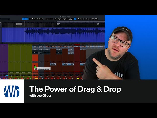 The Ultimate DAW Workflow: Studio One's Drag & Drop | PreSonus
