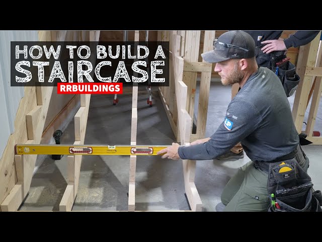 Large Workshop Buildout 4: How to Build a Staircase like a PRO