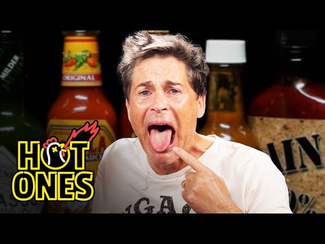 Rob Lowe Ruins Thanksgiving By Eating Spicy Wings | Hot Ones