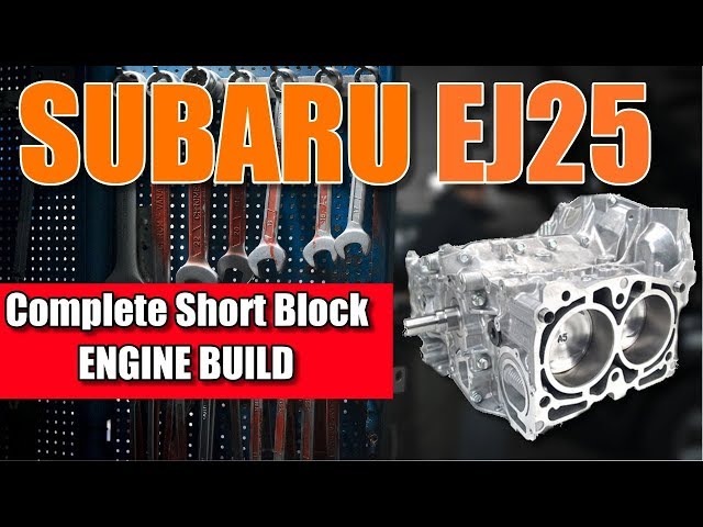 Subaru 2.5L dual-overhead cam STI short block EJ25