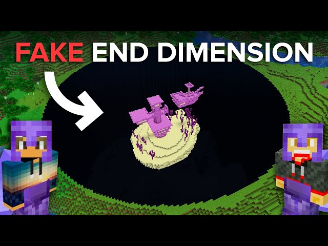 We Built a FAKE END in Minecraft