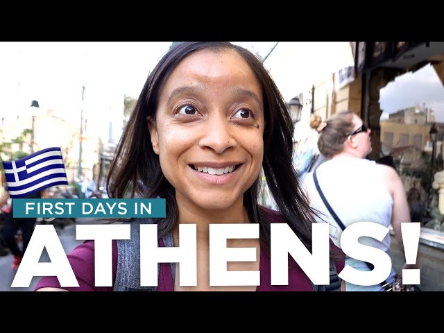 Our First Day Visiting Athens Greece! | Athens, Greece Travel Vlog #1