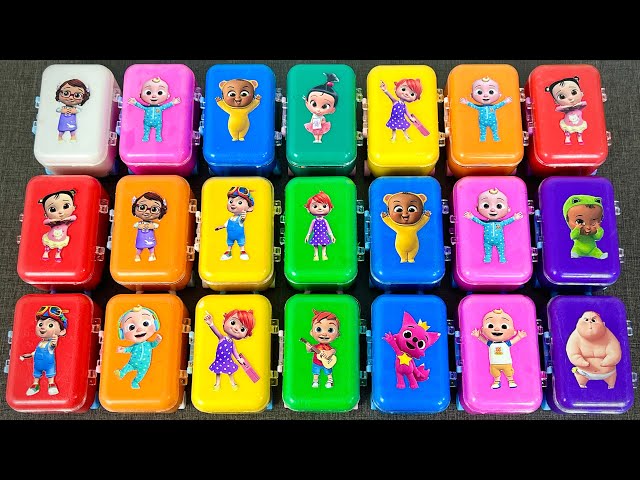 Mini Suitcases In Park: Finding Pinkfong, Cocomelon with CLAY ! Satisfying ASMR Videos
